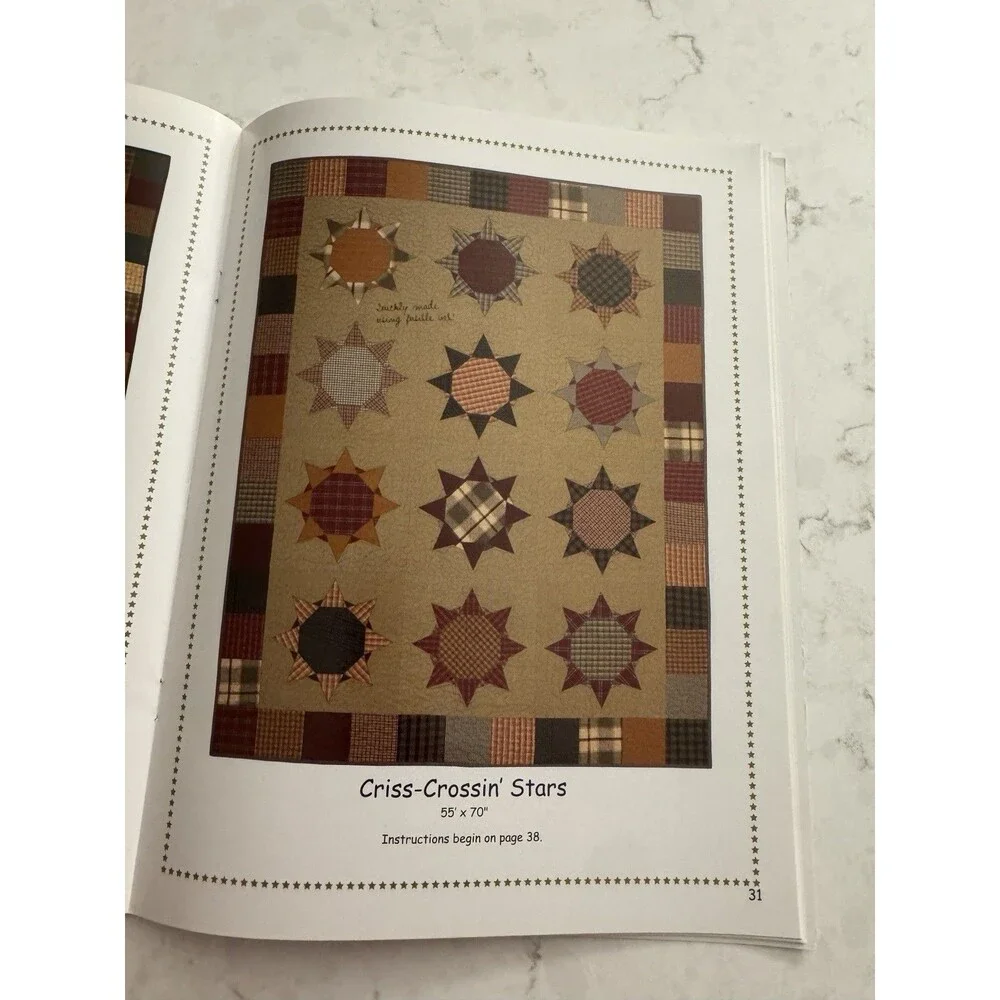 Star Savvy Laps From Fats Book 4 Ellen Replogle Quilt Pattern Lap Size Quarters